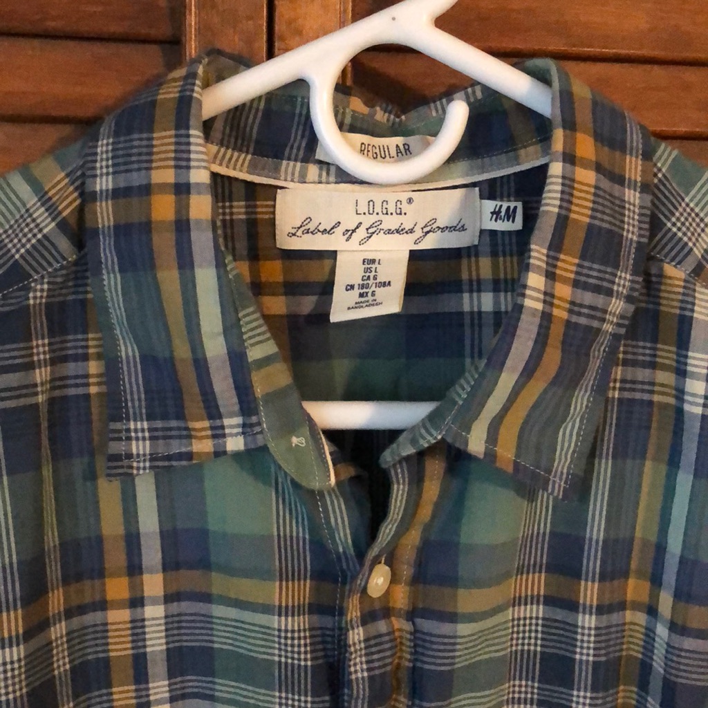 Lightweight Flannel Patterned Button Down